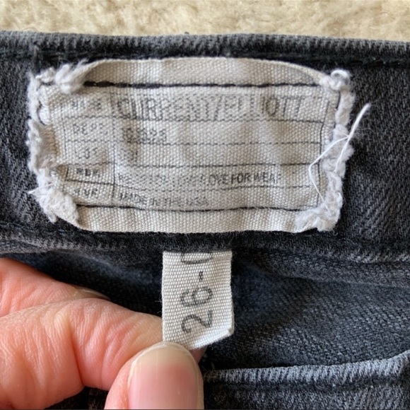 Current/Elliott Spade Ankle in Black Night Faded Black Jeans - Picture 7 of 15